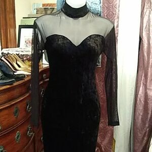 Vintage Luly k velvet dress